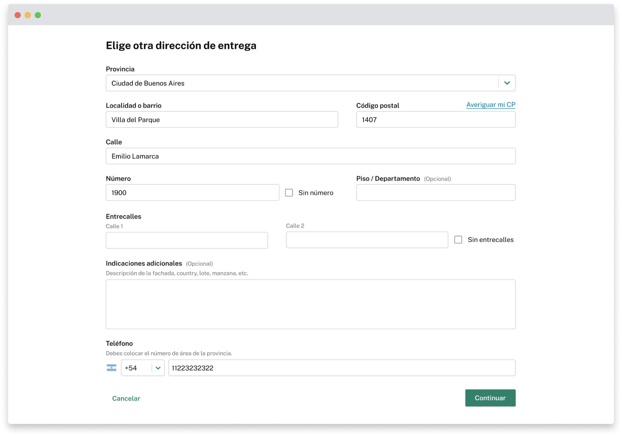 Shipnow Necesito Cambiar La Direcci n Por Otra Distinta